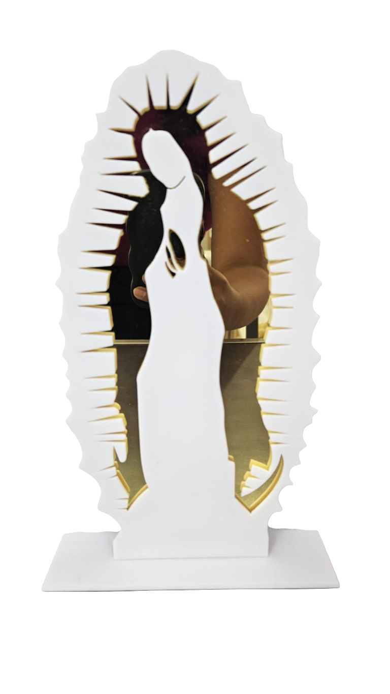 Figura Decorativa de Virgen