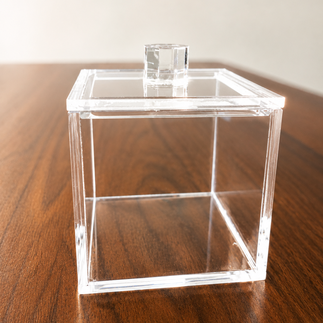 Mini Caja de Acrílico con Tapa