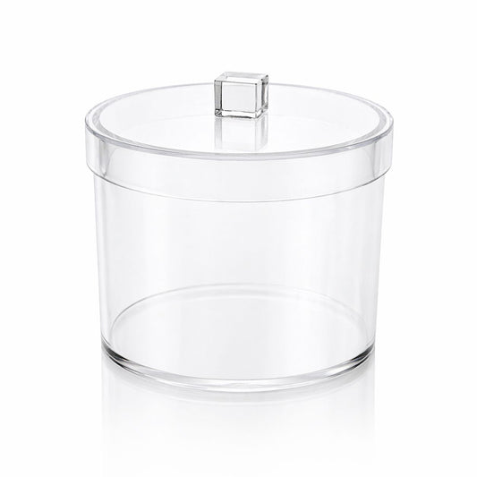 Contenedor Acrílico Premium con Tapa / Paquete de 5 piezas