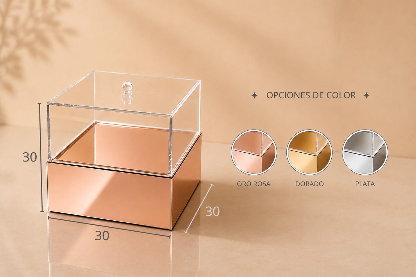 Bases de Exhibición con Capelo (Colores Espejo)