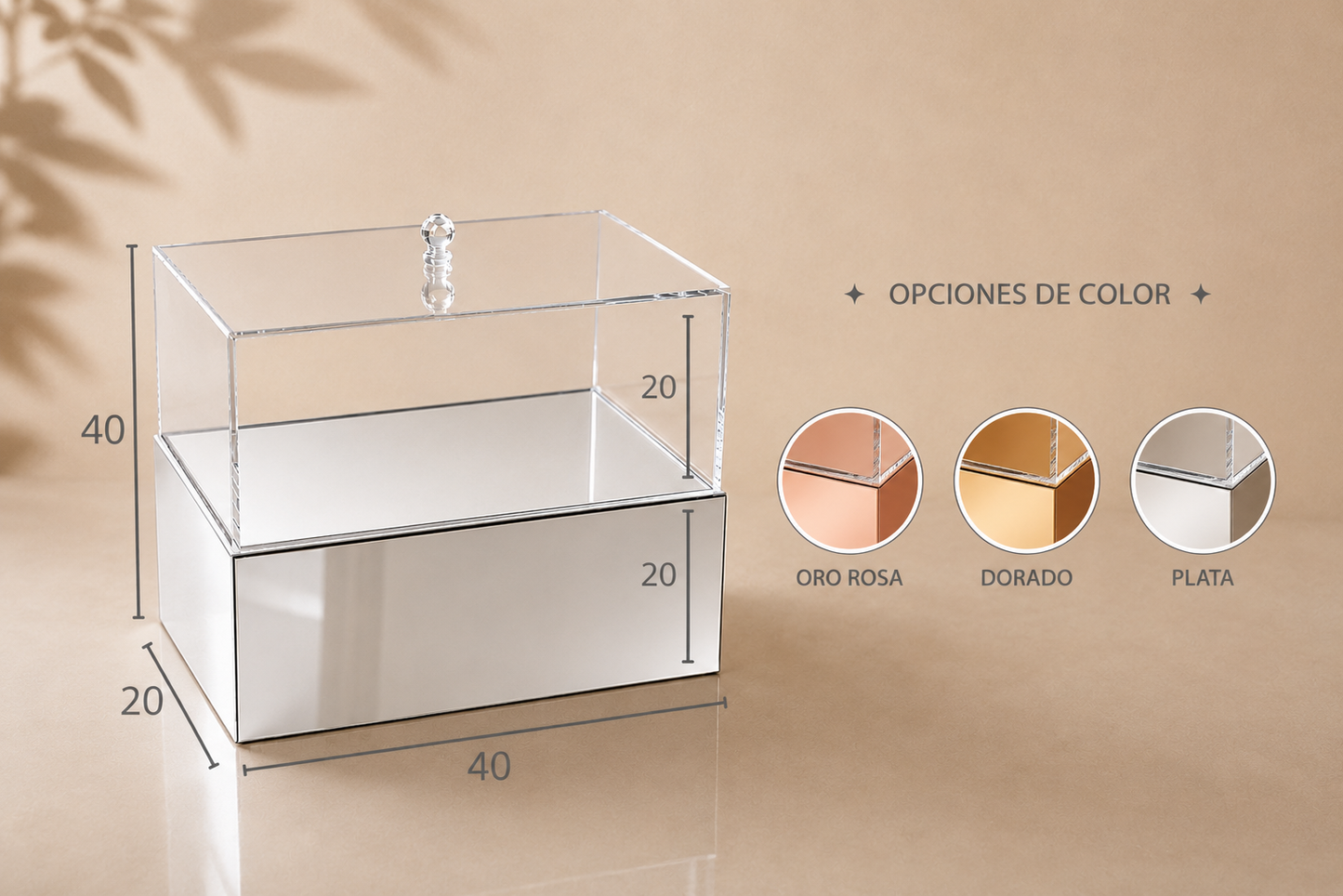 Bases de Exhibición con Capelo (Colores Espejo)