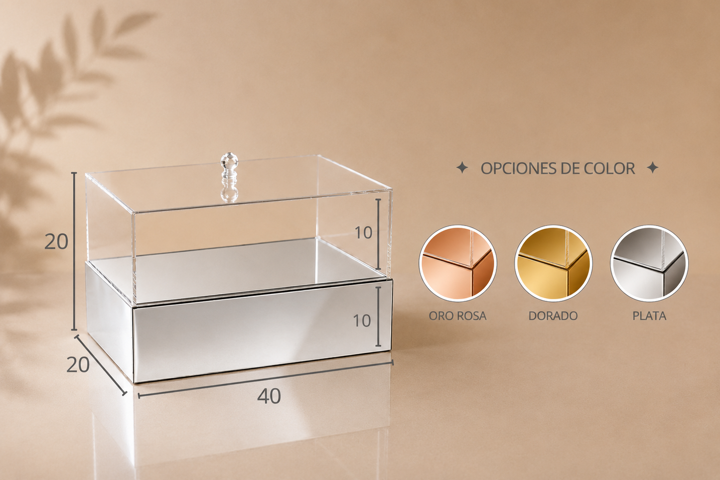 Bases de Exhibición con Capelo (Colores Espejo)