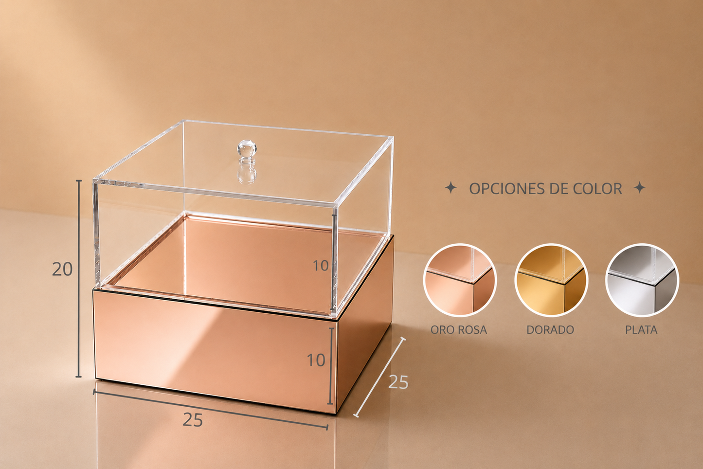 Bases de Exhibición con Capelo (Colores Espejo)