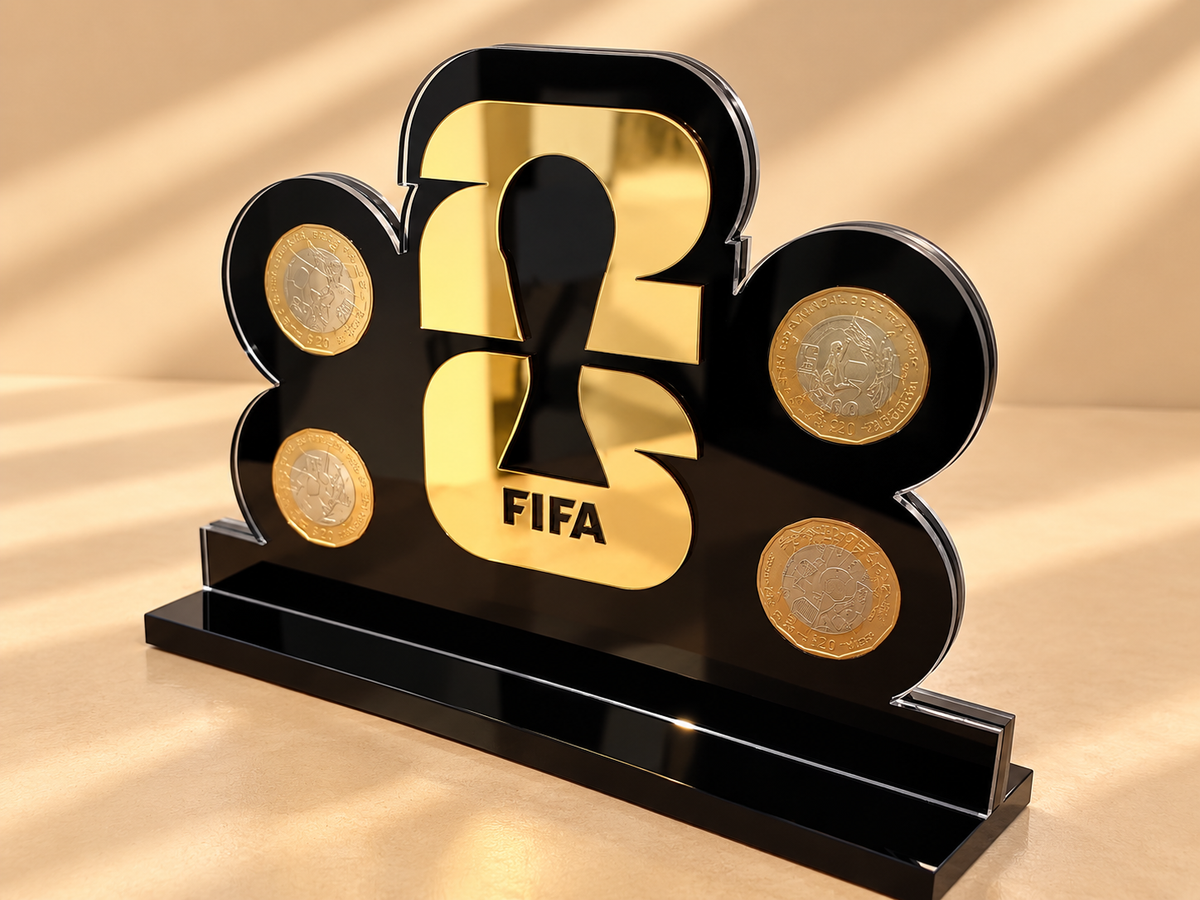 Porta Monedas Conmemorativas Mundial 2026