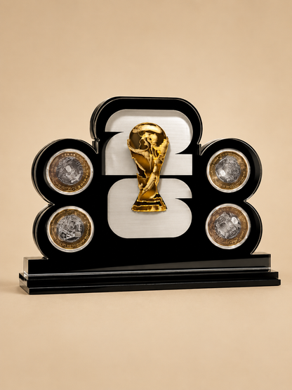 Porta Monedas Conmemorativas Mundial 2026