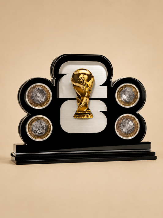 Porta Monedas Conmemorativas Mundial 2026