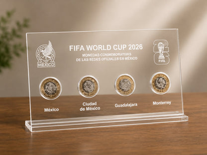 Porta Monedas Conmemorativas Mundial 2026
