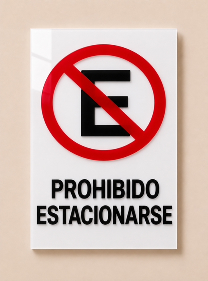 Señalética de acrilico