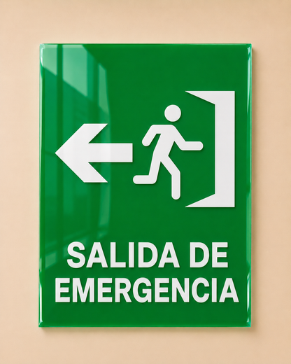 Señalética de acrilico